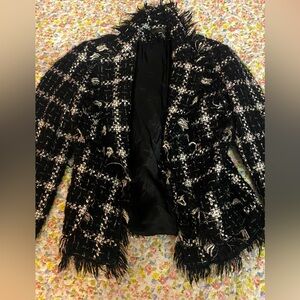 Black & White Blazer Jacket